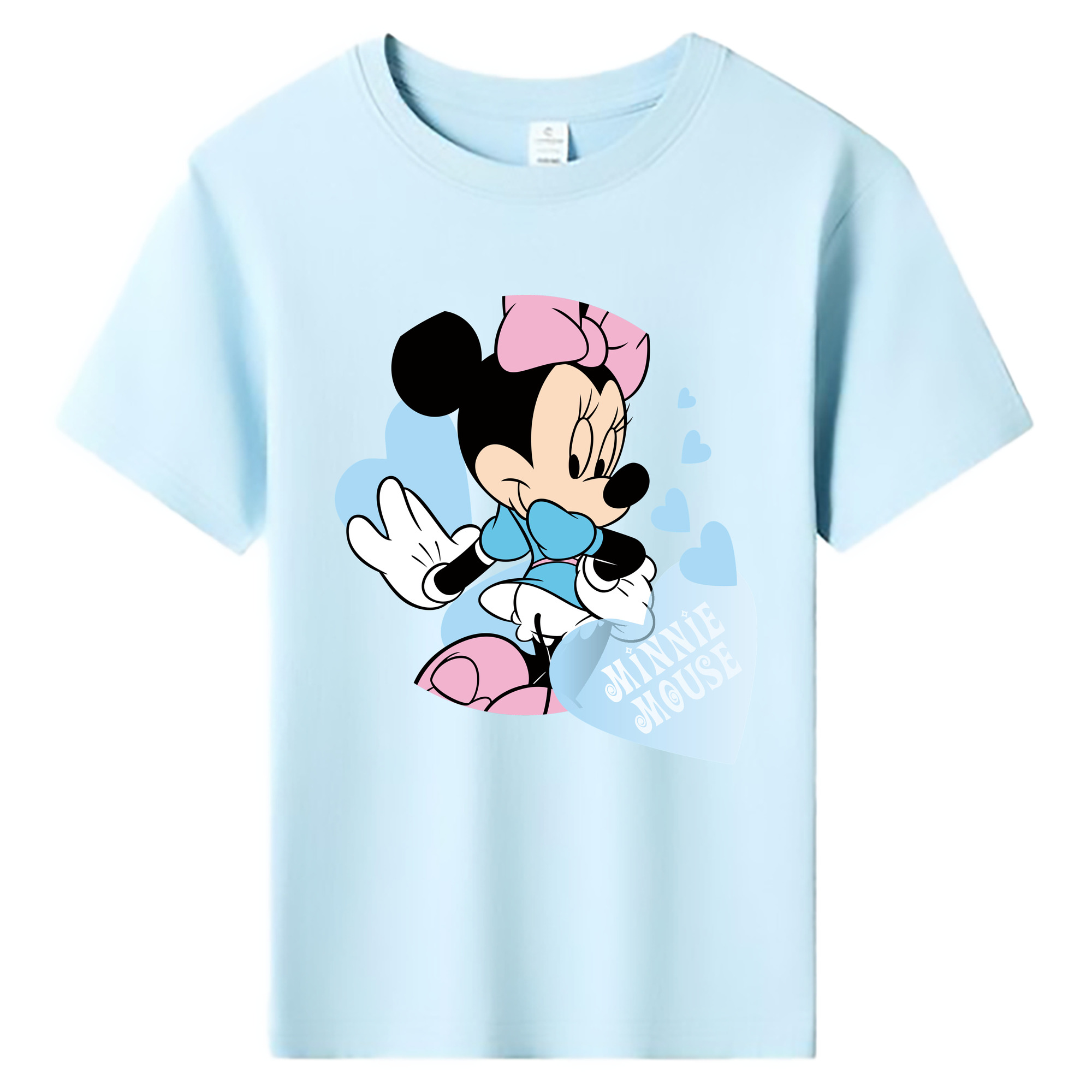 ミッキーマウス Mickey Mouse 綿100％キッズTシャツ（フロントプリント）
